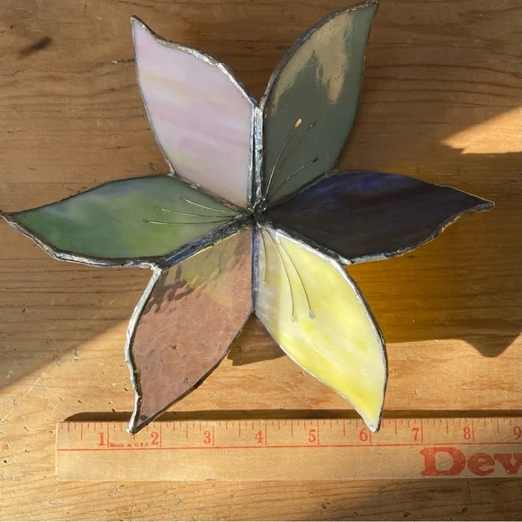 Stained Glass Flower Sun Catcher - Picture 8 of 9